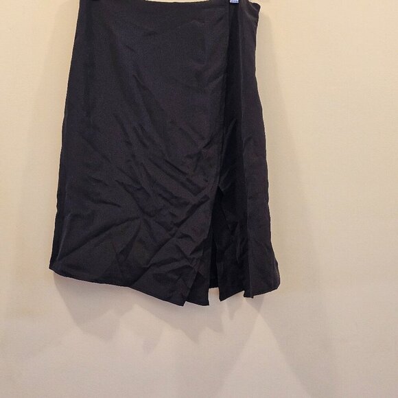 NWT‎ Women's Doncaster Collection 100% Silk Skirt Black Size 4 - Picture 1 of 7